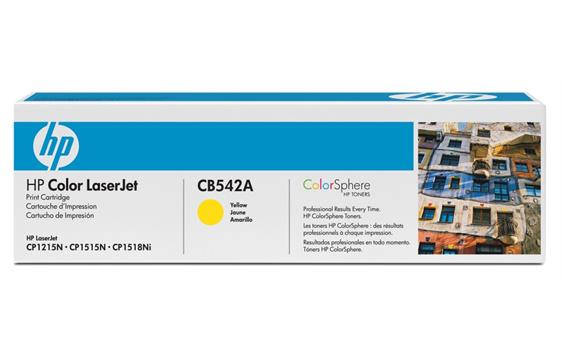 764492 HP CB542A Toner HP Color Laserjet CP 1515 gul CB542A